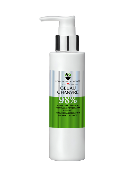 LES REMÈDES DEL MOINES | GEL AU CHANVRE 98% SWISS FORMULA