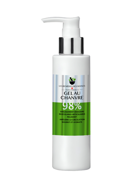 LES REMÈDES DEL MOINES | GEL AU CHANVRE 98% SWISS FORMULA