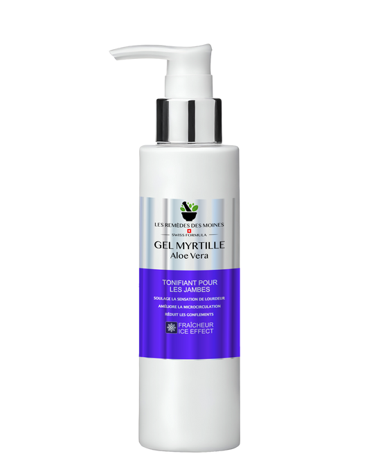 LES REMÈDES DES MOINES | GEL MYRTILLE ET ALOE VERA TONIFIANT SWISS FORMULA
