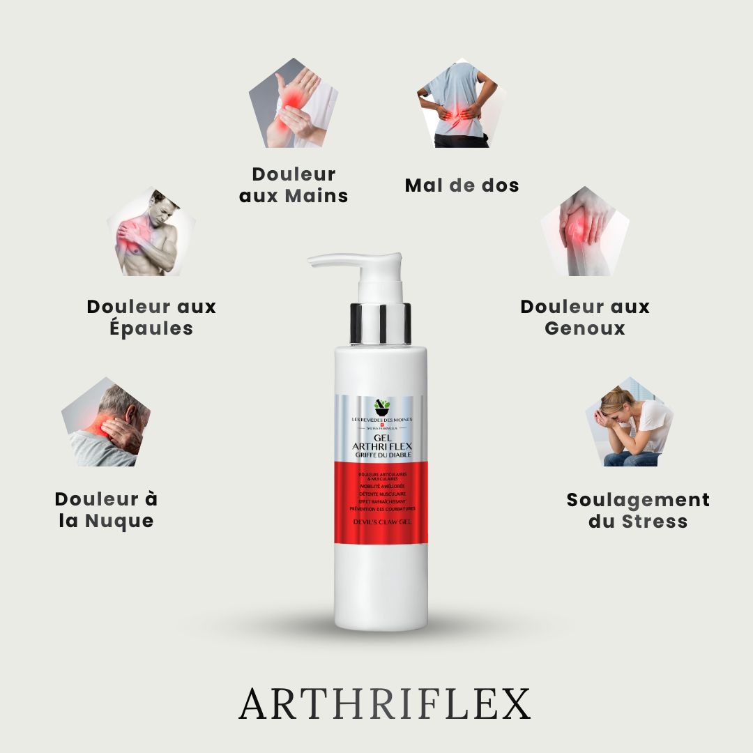 LES REMÈDES DES MOINES | GEL ARTHRIFLEX  GRIFFE DU DIABLE SWISS FORMULA