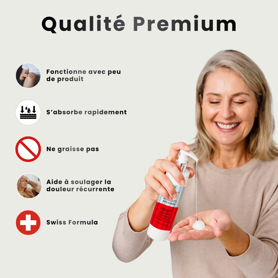 LES REMÈDES DES MOINES | GEL ARTHRIFLEX  GRIFFE DU DIABLE SWISS FORMULA