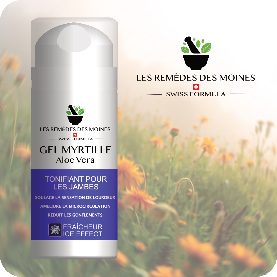 LES REMÈDES DES MOINES | GEL MYRTILLE ET ALOE VERA TONIFIANT